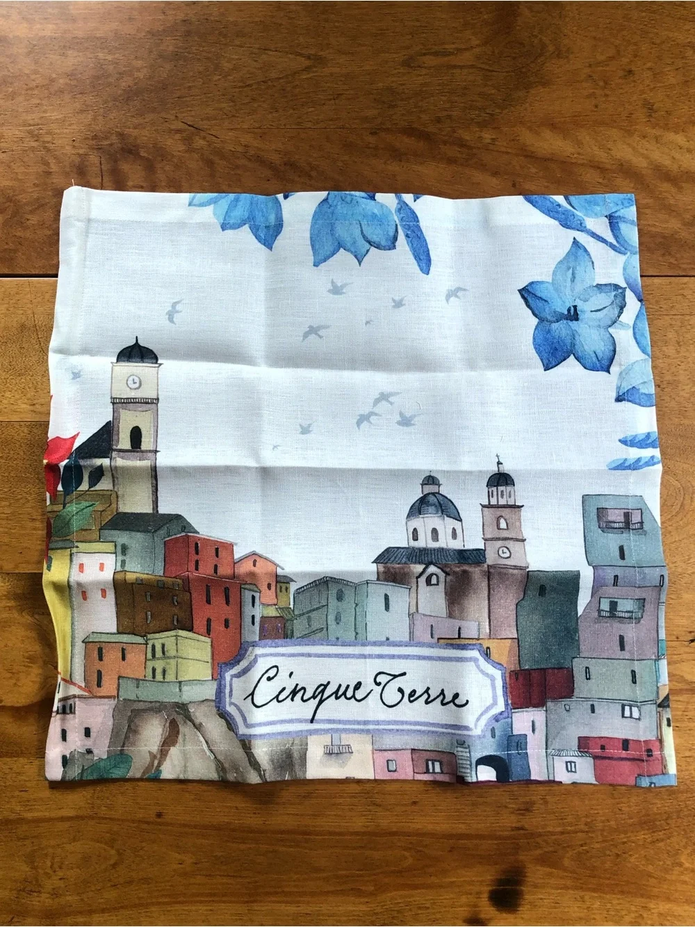 Cinque Terre Scenic Linen Napkins / set of 4